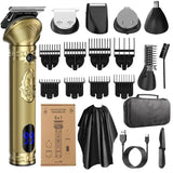 RESUXI 698 New 6 in 1 Trimmers Multi-functional Clipper, Men's Household Nose Hair Clipper Set for Men