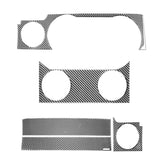 Carbon Fiber Car Dashboard Instrument Panel Cover Sticker Trim for Ford Mustang 2005 2006 2007 2008 2009