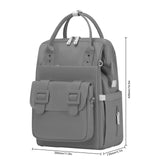 21in Large Backpack Diaper Bag - For Baby Girls and Boys, Wet Dry, Lightweight, Cute, Waterproof, Travel for Mom and Dad
