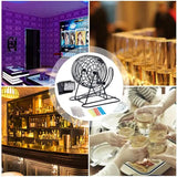 Deluxe Bingo Set Cage Lottery Ball hine With Visible Window For Events Celebrations And Game Nights
