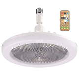30W Aromatherapy with Light E27 Lamp Cap Wireless Remote Control Silent Ceig Fan for Bedroom Living Room Kitchen