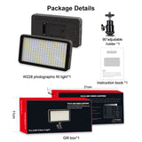Photographic Lighting LED Video Light Fill Light Vlog Light Conference Lighting for 3200K-6500K Camera Light WIith Charger
