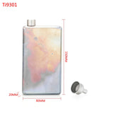 Titanium Mini Hip Flask Flagon Portable Wine Whisky Alcohol Pot Bottle Mug Drinkware Whisky Liquor Bottle