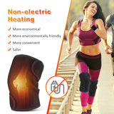 2PCS Self Heating Braces Sleeve Tourmae Support Keep Warm Knee Pads For Cold Legs Arthritis Joint Pain Relief