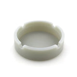Eco-Friendly Silicone Soft Round Ash Tray PLuminous Portable Fluorescent Ashtray Anti-Scalding Cigarette Holder