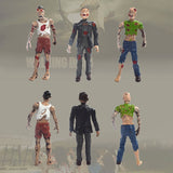 6Pcs/Lot 10CM The Walking Dead Toys Movie Characters Action Zombie Figures Kids Toy