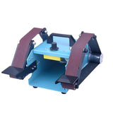 220V 950W Desktop Double-axis Electric Sander Belt Polishing Grinder Household Sanding Grinding hine