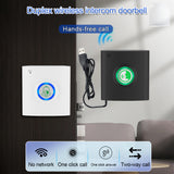 Wireless 433MHz Electronic Doorbell - Smart Intercom for Home and Office. One-Button Operation