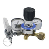 YQSL-731L nitrogen argon helium standard mixed gas dual gauge with w meter pressure reducer vae