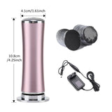 Electric Grinder for Removing Dry Skin File Cuticle Callus Pedicure Remover Foot Heel Care Tool with Replacement head