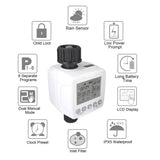 Watering Device Watering Controller System For Garden Lawn Rain Sensor Digital Irrigation Timer Automatic 6 Separate Programs