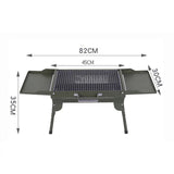 Foldable Camping Stainless Steel Portable BBQ Grill - Multi-Purpose Carbon Grill