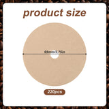 800PCS Coffee Filter Paper Coffee Filter 3.75Inch Coffee Filters Paper Unbleached Disc Coffee Filters Espresso Coffee Filter