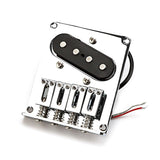 4 Saddles Bridge with Pickup Vintage Style for fender  Guitar Parts NEW