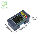 Delay AC 110V 220V Programmable Cycle Timer Switch ON-Off Control LED Digital Display Time Relay Module