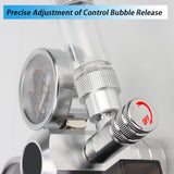 Aquarium CO2 Regulator Magnetic Solenoid Kit With Check Valve Bubble Counter CO2 Pressure-reducing Valve Fish Tank Accessories
