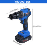 2-in-1 Electric Nut Kit 20V Cordless with Memory Mode Brushless Motor Bd Rivet hine Tool for Rivets
