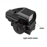 Red/Green Laser 4 Reticle HD103 Holographic Projected Dot Sight Tactical Reflex Scope Airgun sight Hunting 22mm Rail Mount