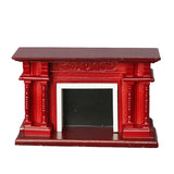 Dollhouse Furniture,Dollhouse Decoration Furniture Wood Mini Fireplace 1/12 Scale Doll Accessory For Kids Toy