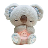 Cute Koala Comfort Doll with Music and Lights Baby Sleep Soother for Newborns