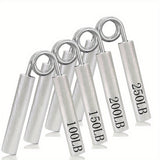 3/4/6psc Metal Hand Grip Set, 50LB-300LB Non-Slip Heavy-Duty Grip Strengthener