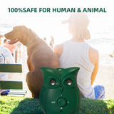 Dual Ultrasonic Control Outdoor Rechargeable Deterrent Portable Automatic Dog Barking Stop Device