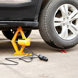 12V 3 Ton Car Hydraulic Lifter Stand Auto Tire Wheel Lifting Disassembly Repair Tools Kit Electric Jack Equipment