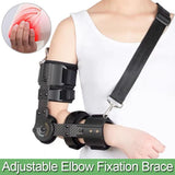 Adjustable Joint Fixation Brace-Carbon Fiber Hinged Rom Elbow Brace- For Fractures,Trauma Arm Injury Recovery Support