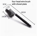 1PC BBQ Grill Brush grill net cleaner mesh stainless brush Barbecue Cleaning Tools