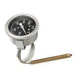 304 Stainless Steel Pizza Electric Oven Bread Kiln Thermometer Pointer Display 500 Degrees Temperature Gauge