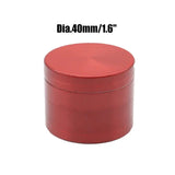 CRUSHER 40/50/63mm Dry Herb Grass Tobacco Grinder Zinc Alloy 4 Laye Manual Spice Herbal Grinders for Smoking Accessories