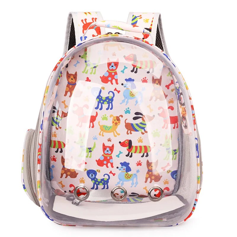 36Colors Carrier for Cat Puppy Breathable Portable Pet Bag Stroller Carrying Backpack Transparent Space Backpack Travel Products