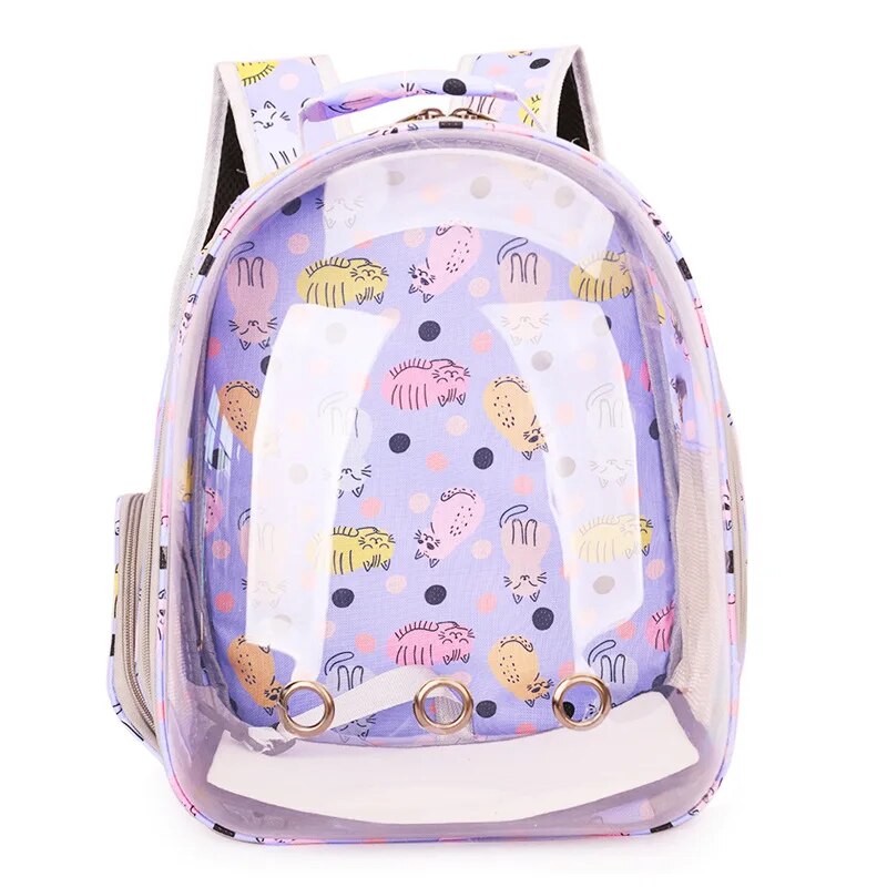 36Colors Carrier for Cat Puppy Breathable Portable Pet Bag Stroller Carrying Backpack Transparent Space Backpack Travel Products