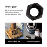 10-Piece Damage Bolt Extractor Hexagon Nut Removal Tool Set High Durable Install Easy To Use