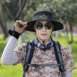 Lightweight portable outdoor camping sun hat, taking up little space making your travel more relaxed and convenient.