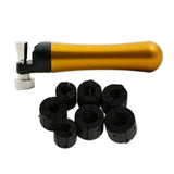 Professional Ring Fixture Clamp Setting Tool Kit With 7 Round Dies Jewelry Making Processing Tool For Jewelry
