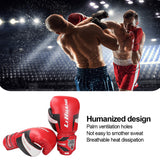 Bo Men Women Kids PU Leather for MMA Kickbo Karate Muay Thai Martial Arts Punching Gloves Training Equipment