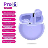 NEW Pro 6 TWS Wireless Headphones with Mic Fone Bluetooth Earphones Sport Running Headset for Apple iPhone Xiaomi Pro6 Earbuds