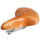 Bicycle Saddle Comfortable Ultralight Bicycle Seat for Men Cushion Provides for Road Bike Fixed Gear Touring Brown