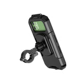 Motorcycle Waterproof Phone Holder Handlebar Mount Rearview Mirror Touch-Screen 360degree Rotation for 5.5-6.5 inch