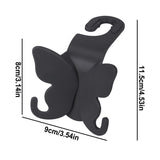 Seat Back Versatile Headrest Butterfly Hanger Car Interior Organizer Automotive Purses And Bags Storage Hook