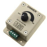 4X DC 12V-24V LED Dimmer Controller Adjust Single Color For 5050 3528 LED Strip