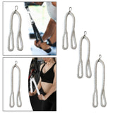 Tricep Pull Down Rope Workout Fiess Pulley System Cable hine Attachment Nylon Handle for Crunches Face Pulls