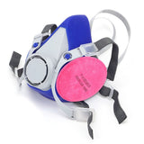 Self-Suction Half Facepiece Particulate Anti-Dust Respirator With 2 Filter Cottons Chemical Industry Protection Mask