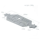 1 Piece Metal Chassis Replacement For Kyosho MP10 KYOIF601 1/8 RC Car Upgrade Parts Accessories