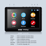ezcap180 AV Recorder Audio Capture Box Analog Digital Converter Record Video 4.3" from DVD Players to TF Card U Disk