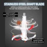 Meat Grinder 2L Stainless Steel Electrical Food Processor Blender Mixer hine for Kitchen Fruits Nuts, EU Plug
