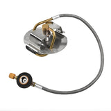 Windproof Camping Hiking Outdoor Cooking Split Burner Stove Head Pressureless Furnace Gas Convers