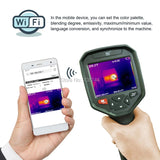 HT-H8 Handheld IR Infrared Thermal Imager Camera with WIFI 384*288 Automatic Tracking Thermal Imaging Camera Rechargeable 3.5TFT