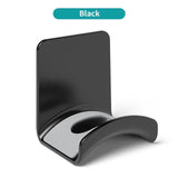 Universal Headphone Stand Adhensive Plastic Wall Mount Hanger Under Desk Headset Rack Holder Support For Gaming Earphone Bracket